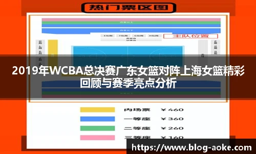 2019年WCBA总决赛广东女篮对阵上海女篮精彩回顾与赛季亮点分析